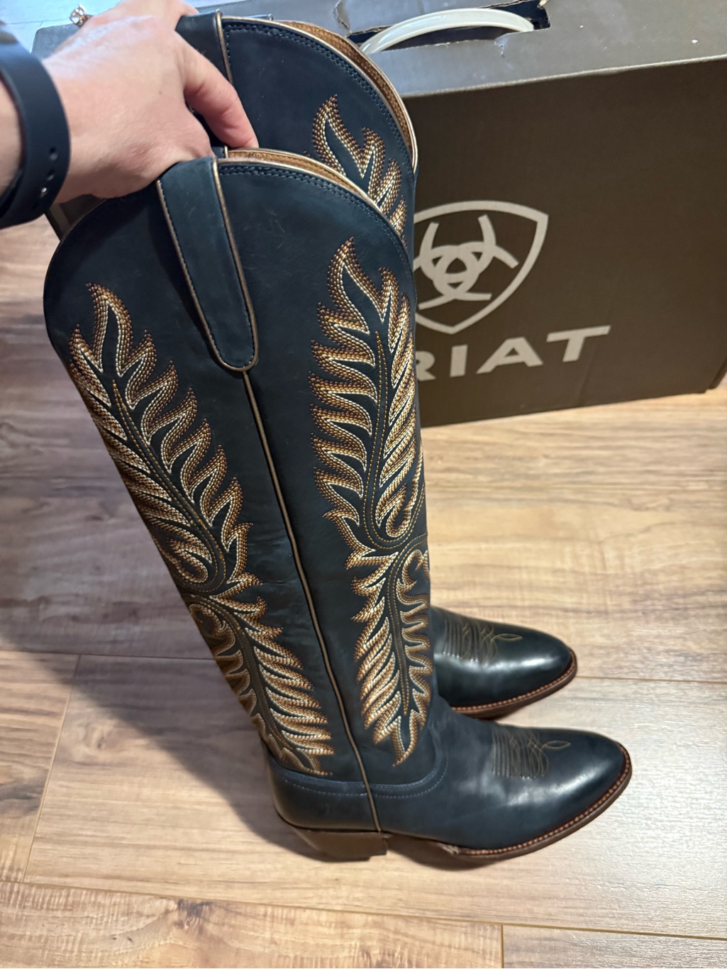 Ariat Women's Nautical Navy Belle Stretchfit Tall Boots